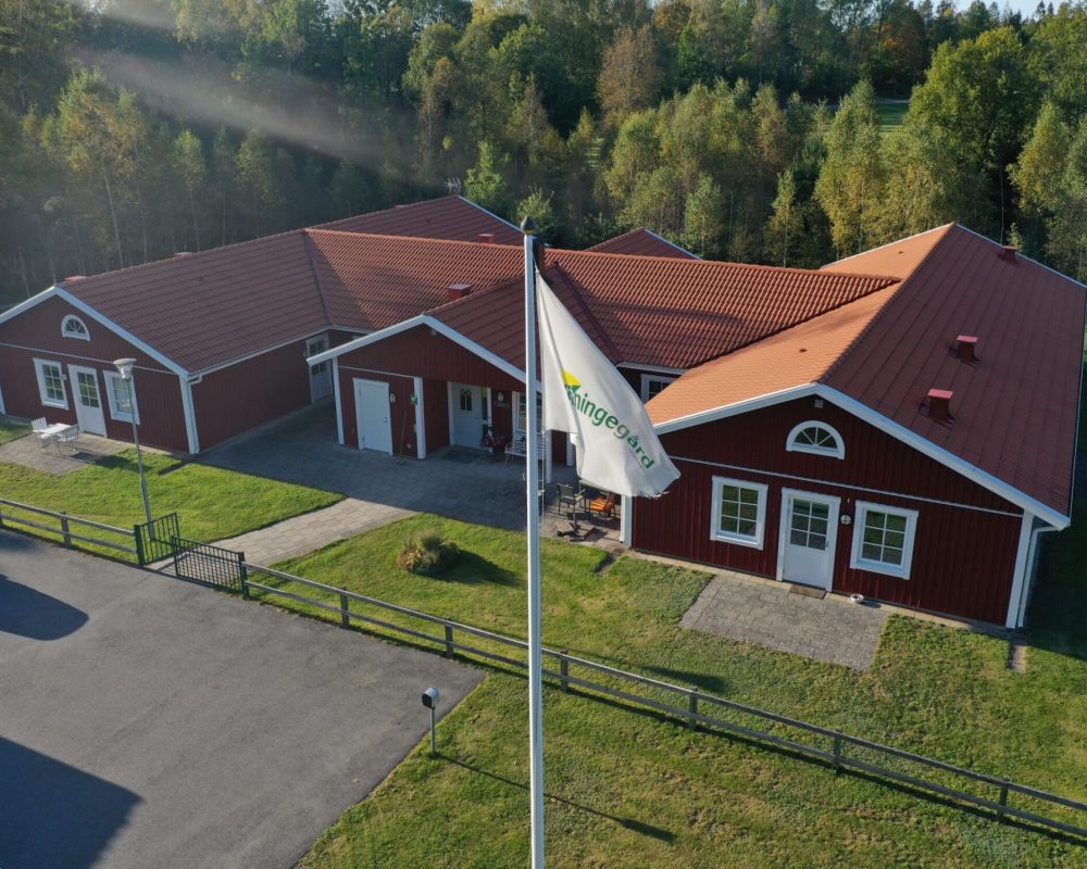 Röda hus.